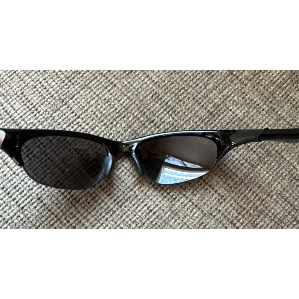 Oakley Half Jacket 1.0 XLJ Plutonite Sunglasses Jet Black 03-650